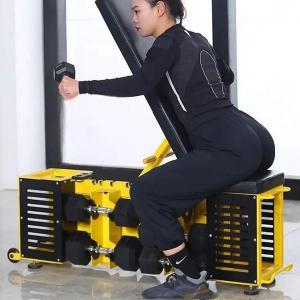 Fitness bench with storage function
