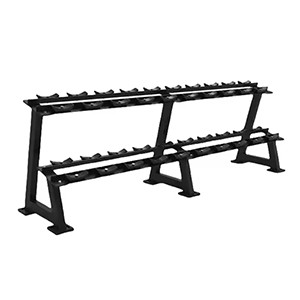 2 Layers Dumbbell Storage Rack