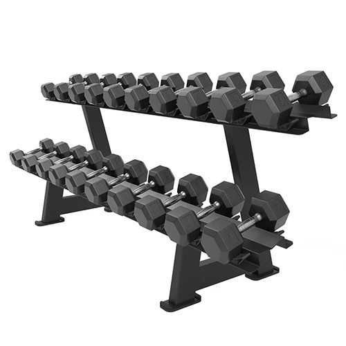 2 Layers Dumbbell Storage Rack