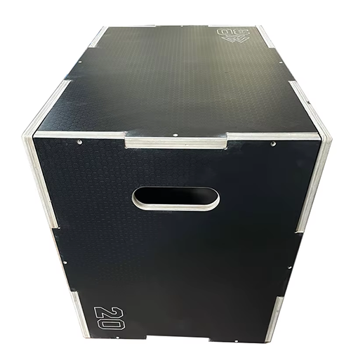 Black Wooden Plyo Box