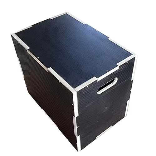 Black Wooden Plyo Box
